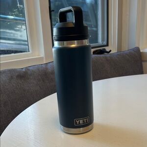 YETI Dark Blue Stainless Steel Bottle